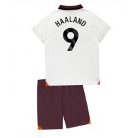 Dres Manchester City Erling Haaland #9 Preč pre deti 2023-24 Krátky Rukáv (+ trenírky)
